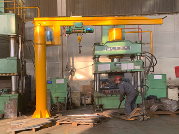 Installasjon av cantilever crane